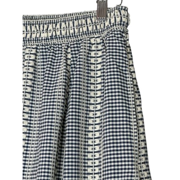 Max Studio London Gingham Midi Maxi Dress NWT Size Large Black/Cream - Picture 4 of 10